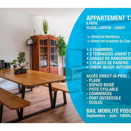 Nouveau ! Lanton Plage, 6 Voyageurs Luaran gambar
