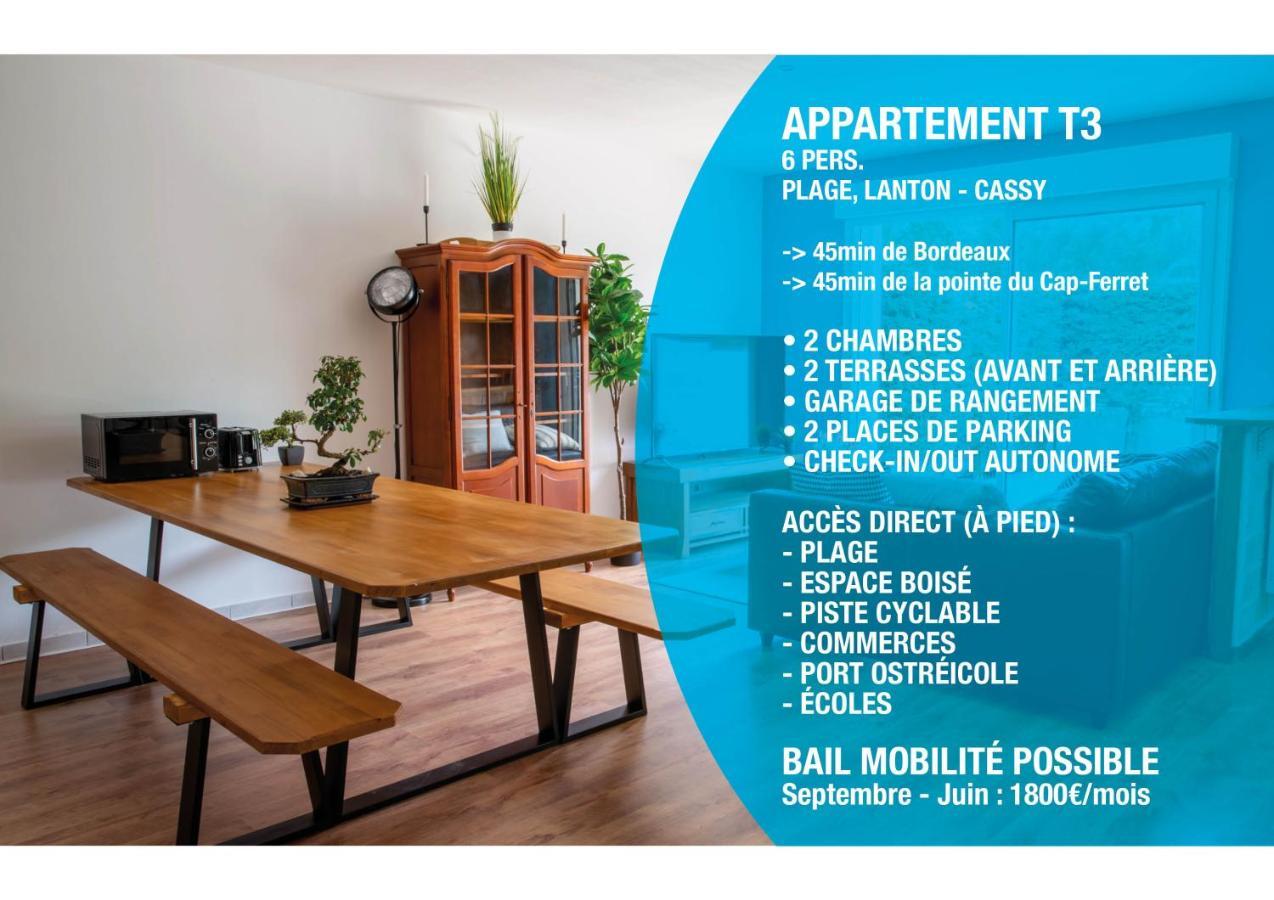 Nouveau ! Lanton Plage, 6 Voyageurs Luaran gambar